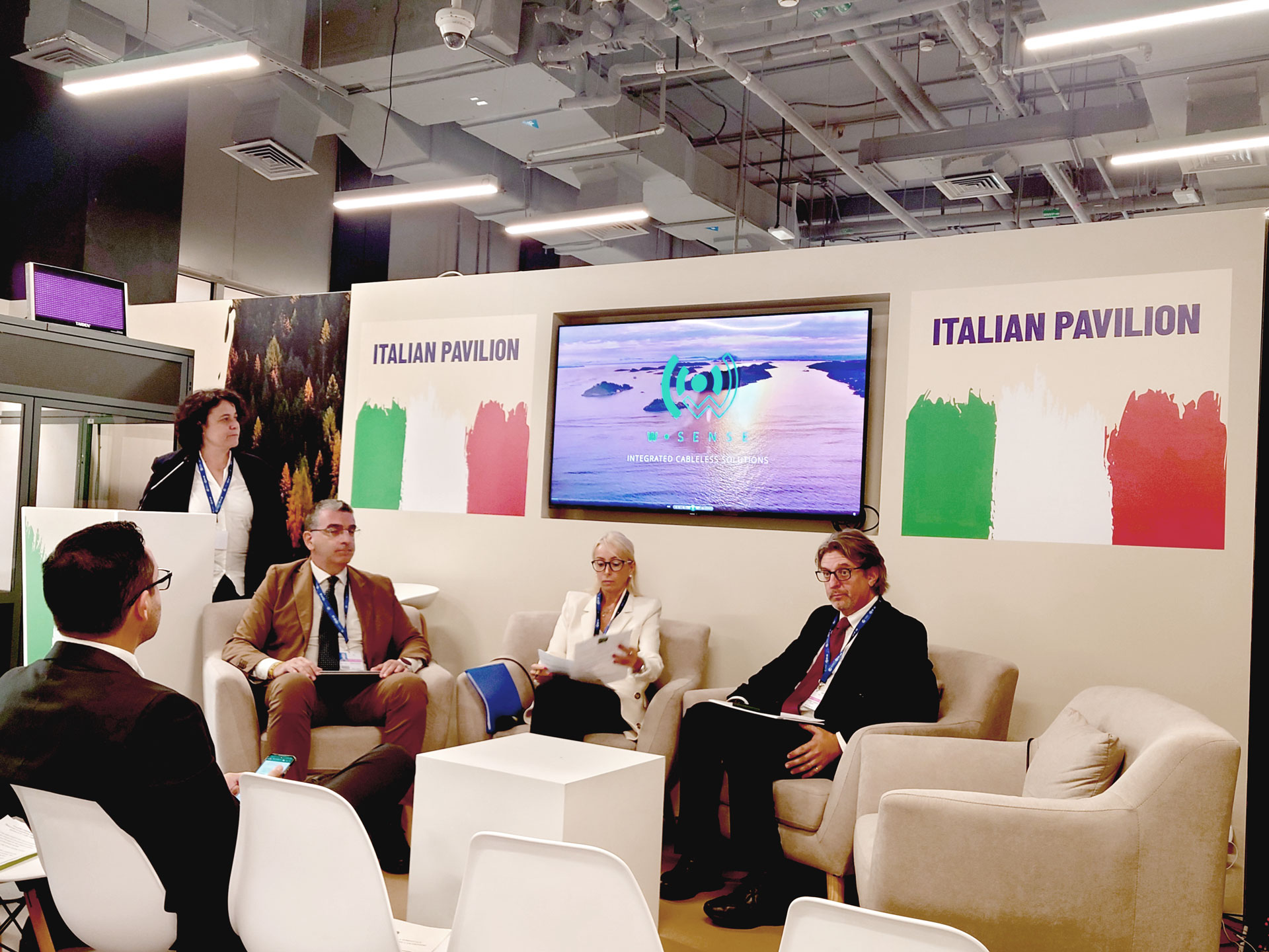 Wsense joined the Italian Pavillion @COP28 in Dubai